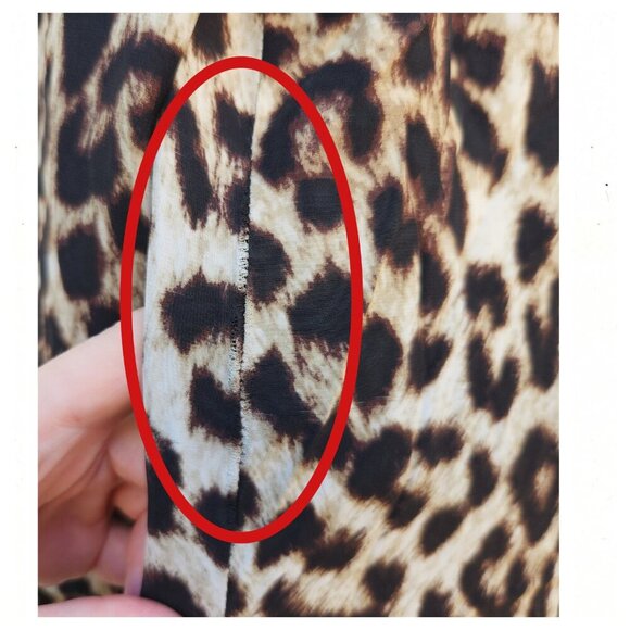 rag & bone Leopard Print 100% Silk Midi Dress - Picture 11 of 11